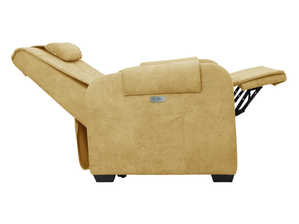 Массажное кресло реклайнер с подъемом FUJIMO LOUNGE UP F7003 ZLFL на заказ