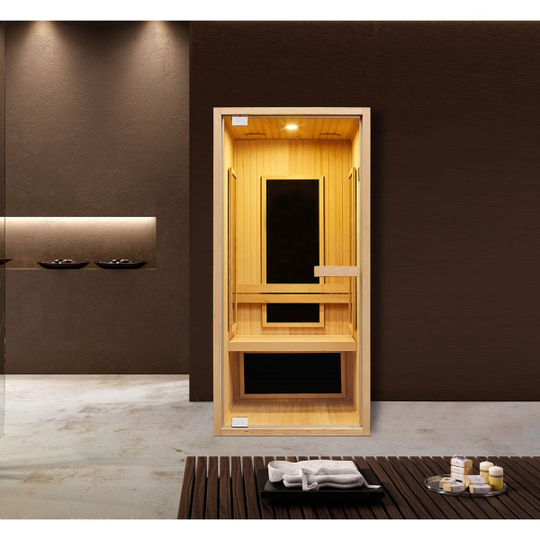 Инфракрасная сауна Mexda WS-1807 красный кедр 1500*1000*1900
